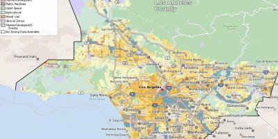 Mapa de San Francisco de zoneamento 