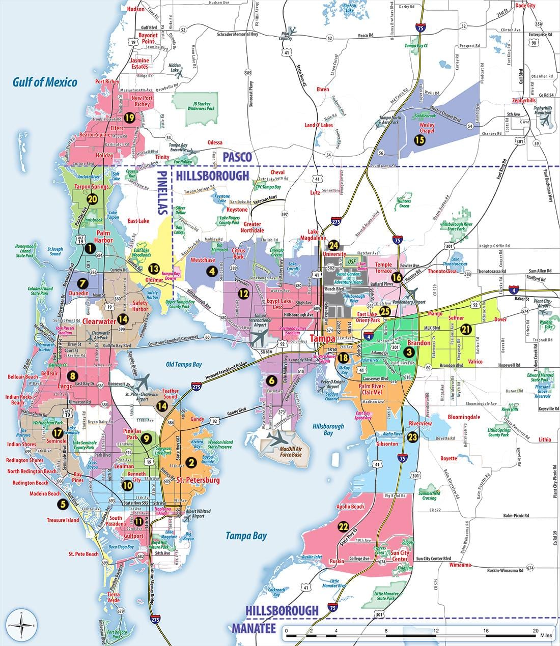 San Francisco bay area código postal mapa