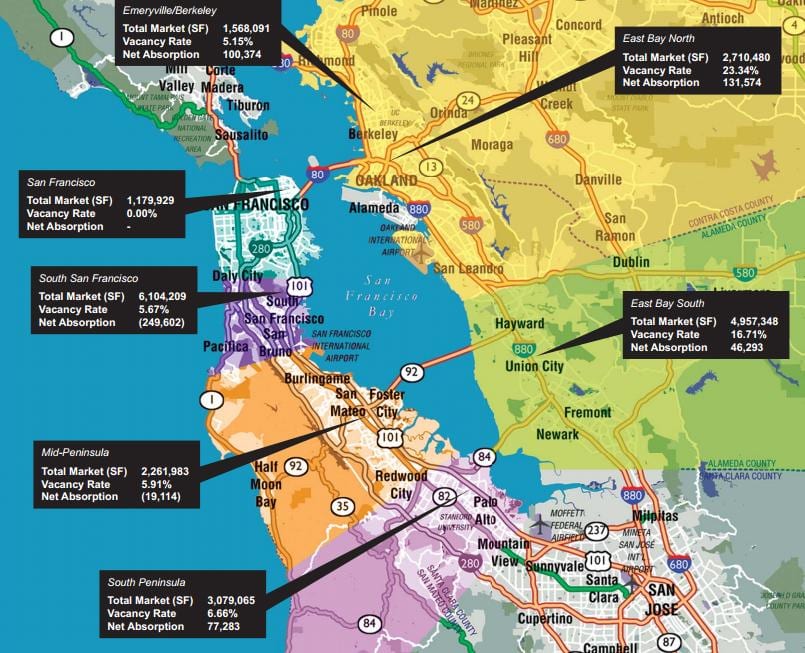 Mapa da baía área de inmobles