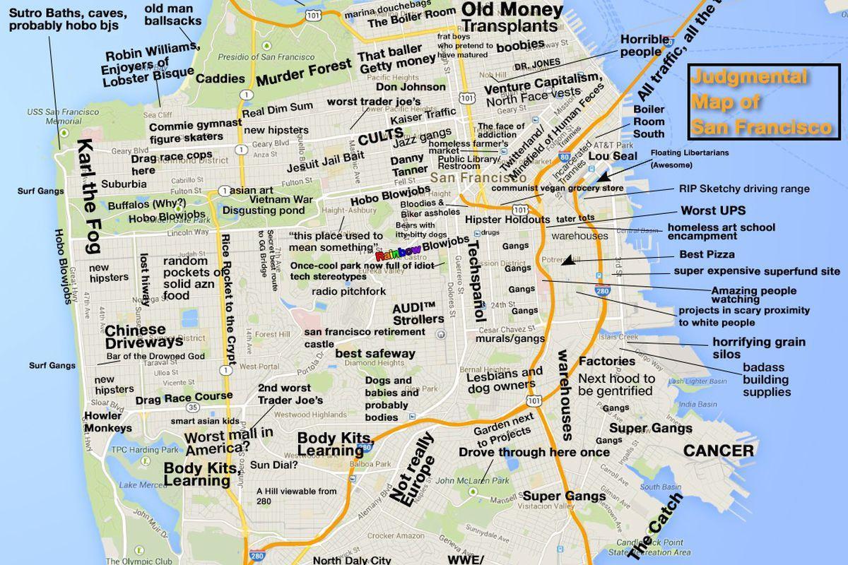 Mapa crítico de San Francisco