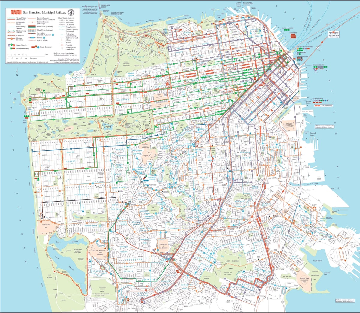 muni trolley mapa