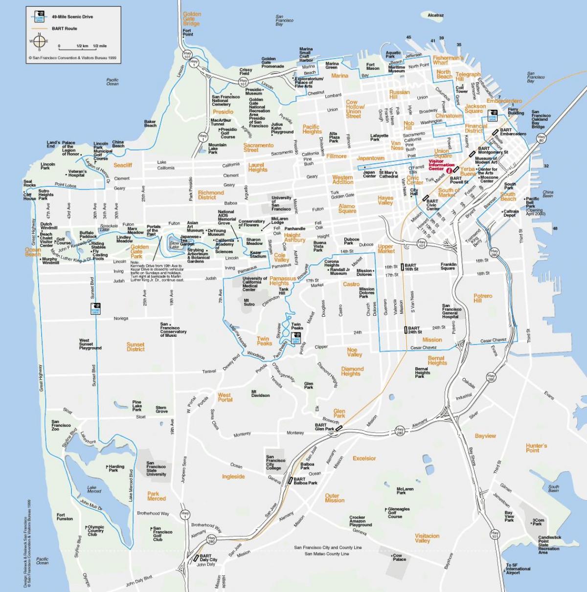 Mapa de San Francisco marcos