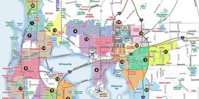San Francisco bay area código postal mapa