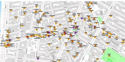 Mapa de gay área de San Francisco 