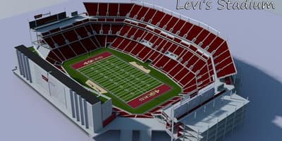 Levi ' s estadio 3d mapa