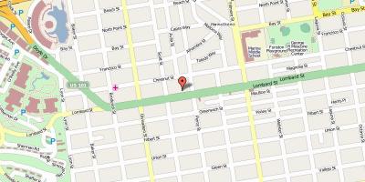 Mapa de lombard street San Francisco