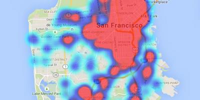 Mapa de San Francisco feces