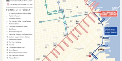 Mapa de San Francisco de información