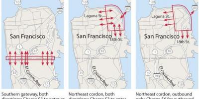 Mapa de San Francisco peaxes