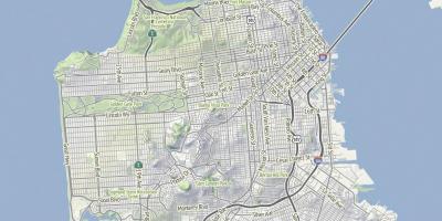 Mapa de San Francisco terreo