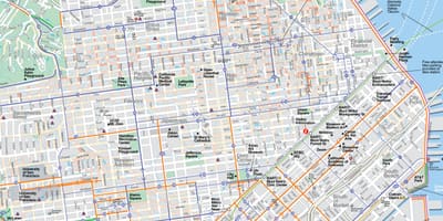 Mapa de SFO turística